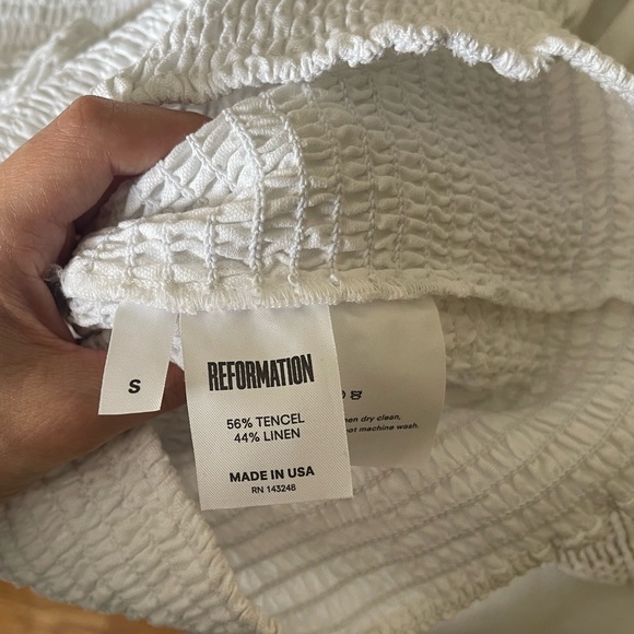 Reformation White Mini Dress - Picture 4 of 4